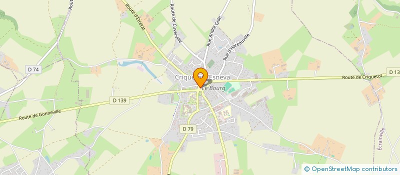 localisation de l'entreprise L'N COIFF  CRIQUETOT-L'ESNEVAL