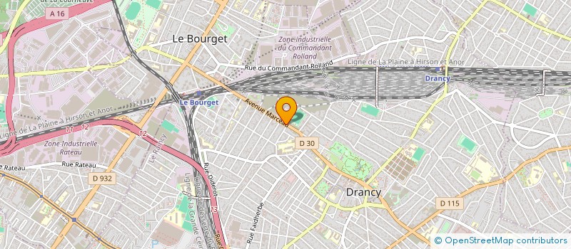 localisation de l'entreprise L.N COIFFURE à DRANCY