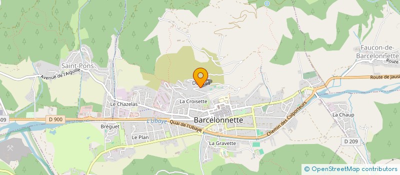 localisation de l'entreprise L.N.D.D. à BARCELONNETTE