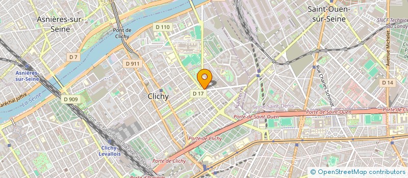 localisation de l'entreprise L.N.G. à CLICHY