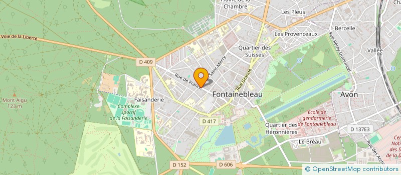 localisation de l'entreprise L.N.R.P. à FONTAINEBLEAU