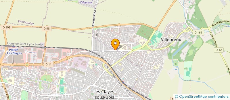 localisation de l'entreprise L&N RIVIERE à LES CLAYES-SOUS-BOIS