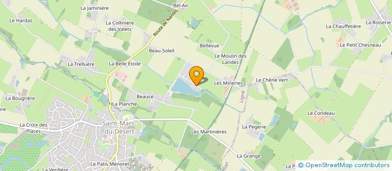 localisation de l'entreprise L.N.T  LIGNE