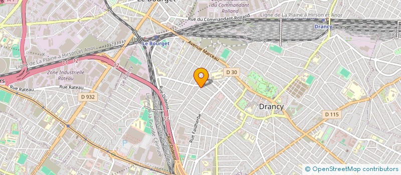 localisation de l'entreprise L N T à DRANCY
