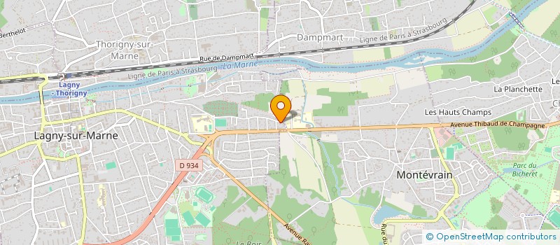 localisation de l'entreprise L&N WORKS à LAGNY-SUR-MARNE
