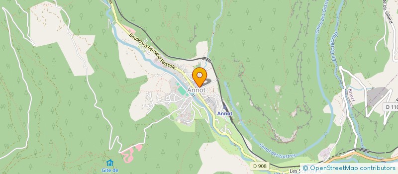 localisation de l'entreprise L NNOTHEQUE à ANNOT