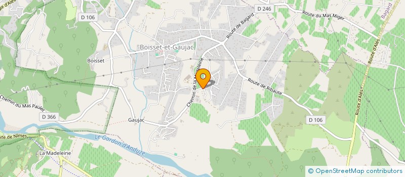 localisation de l'entreprise L'NRJ  BOISSET-ET-GAUJAC