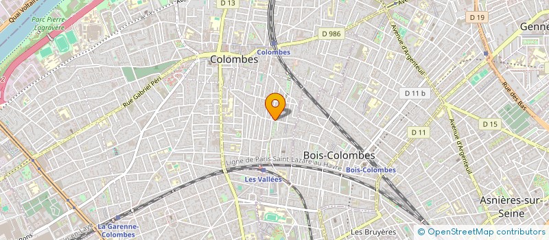 localisation de l'entreprise L&O à COLOMBES