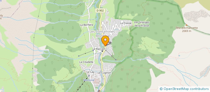 localisation de l'entreprise L' O A LA BOUCHE à LES CONTAMINES-MONTJOIE