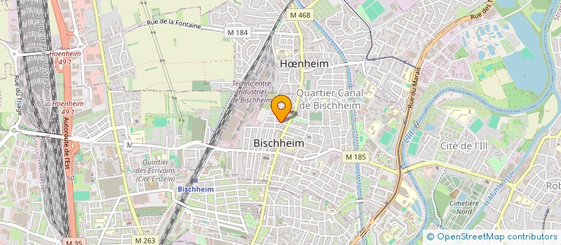 localisation de l'entreprise L'O A LA BOUCHE à BISCHHEIM