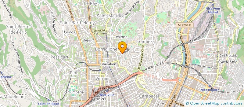 localisation de l'entreprise L'O-ASIS à NICE