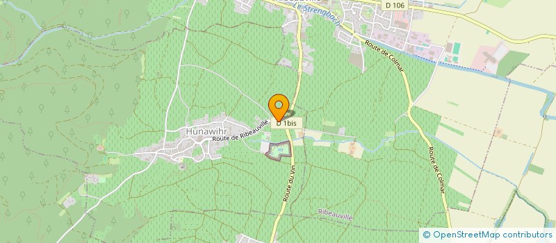 localisation de l'entreprise L'O BERGE  HUNAWIHR