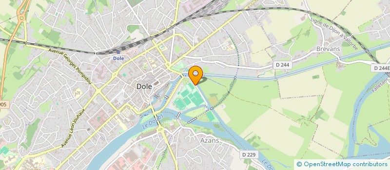 localisation de l'entreprise L'O-BERGE à DOLE