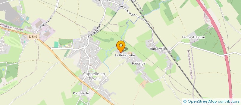 localisation de l'entreprise L.O.C.A. HABITAT  CAPPELLE-EN-PEVELE