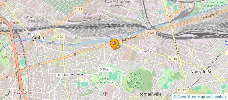 localisation de l'entreprise L&O CAPITAL à PANTIN