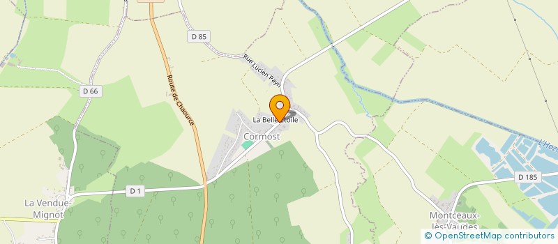 localisation de l'entreprise L.O.D  CORMOST