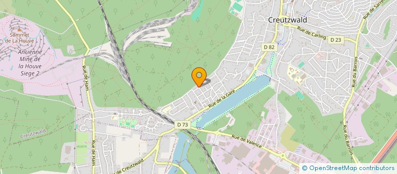 localisation de l'entreprise L.O DIAG  CREUTZWALD