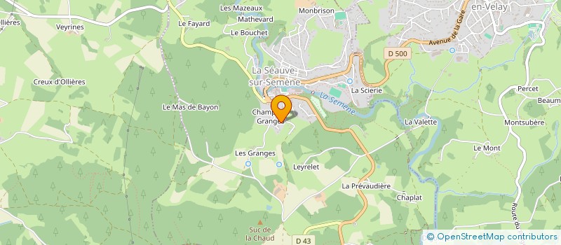 localisation de l'entreprise L.O.F.T  LA SEAUVE-SUR-SEMENE