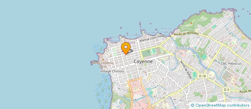 localisation de l'entreprise L O G GSM  CAYENNE