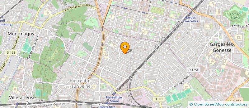 localisation de l'entreprise L.O IMMO à PIERREFITTE-SUR-SEINE