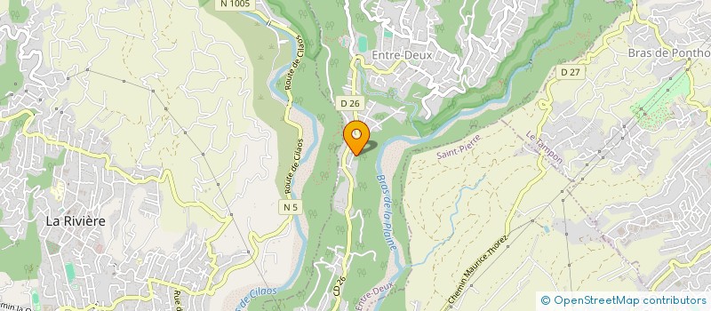 localisation de l'entreprise L-O INVEST REUNION  ENTRE-DEUX