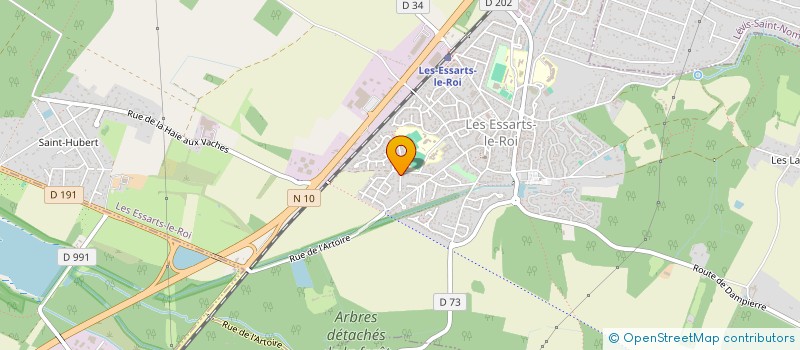 localisation de l'entreprise L.O.J.  LES ESSARTS-LE-ROI