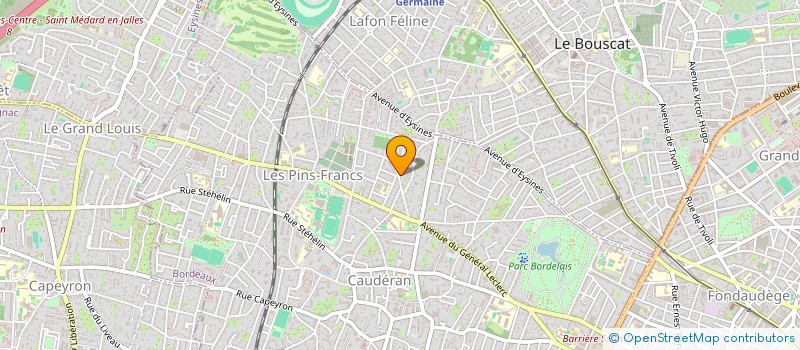 localisation de l'entreprise L.O.L.A.  BORDEAUX