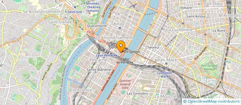 localisation de l'entreprise L.O.M. à LYON