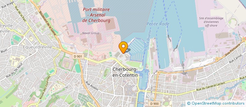 localisation de l'entreprise L.O.M à CHERBOURG-EN-COTENTIN