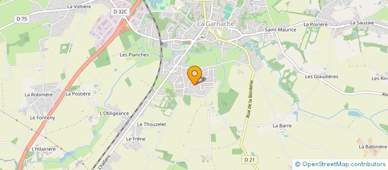 localisation de l'entreprise L.O.N  LA GARNACHE