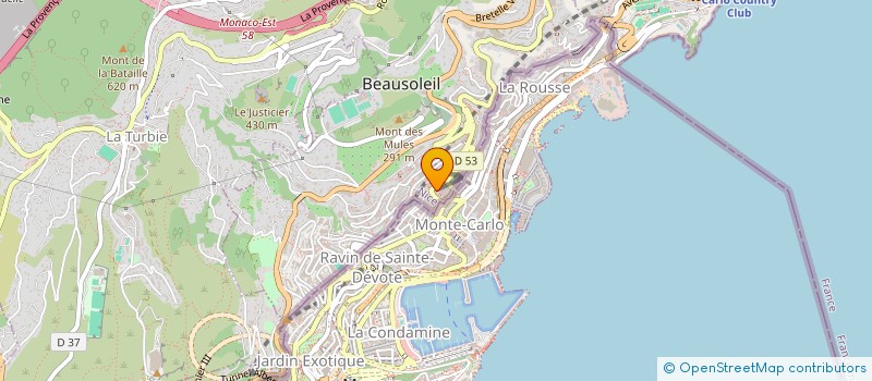 localisation de l'entreprise L'OASIS 2019  BEAUSOLEIL