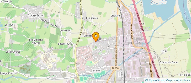 localisation de l'entreprise L OASIS à GLEIZE