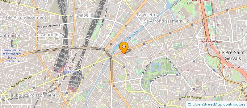 localisation de l'entreprise L'OASIS à PARIS