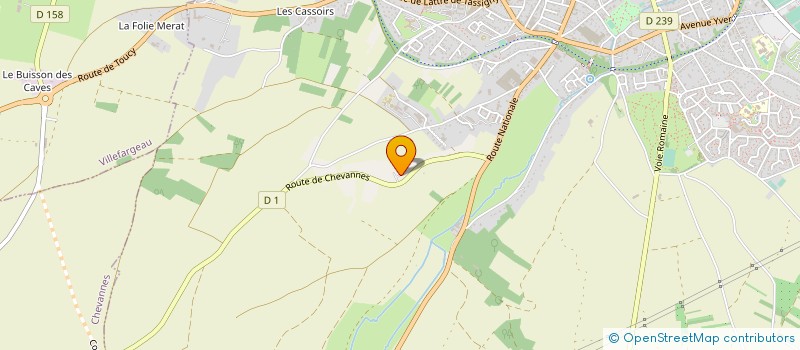 localisation de l'entreprise L'OASIS à SAINT-GEORGES-SUR-BAULCHE