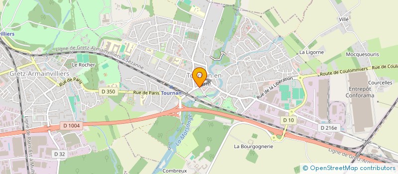 localisation de l'entreprise L'OASIS  GRETZ-ARMAINVILLIERS