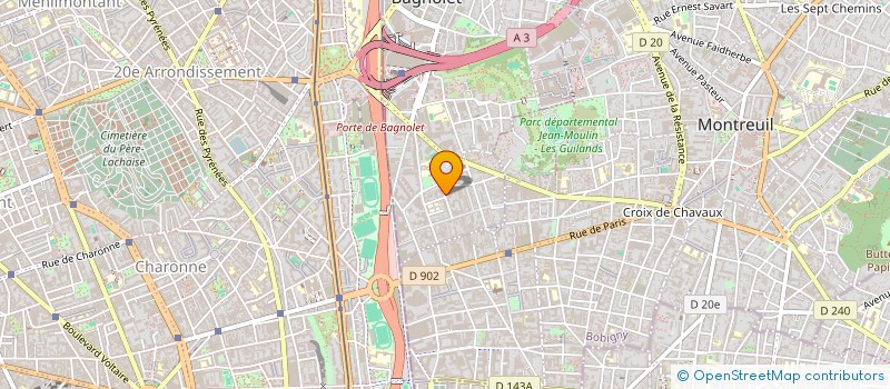localisation de l'entreprise L'OASIS à BAGNOLET