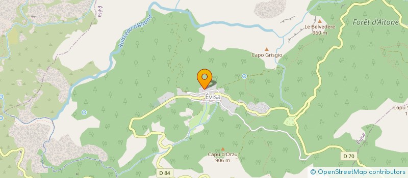 localisation de l'entreprise L'OASIS à CRISTINACCE