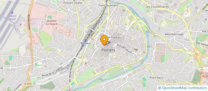 localisation de l'entreprise L'OASIS  POITIERS