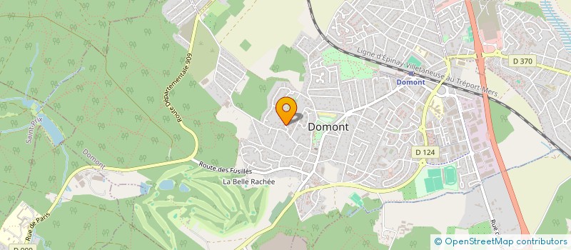 localisation de l'entreprise L'OASIS  DOMONT