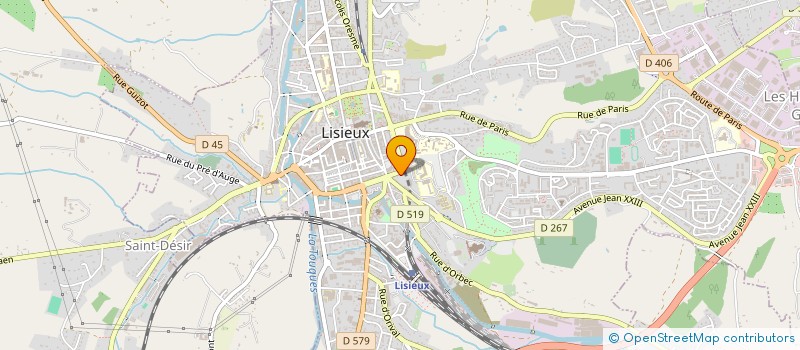 localisation de l'entreprise L'OASIS à LISIEUX