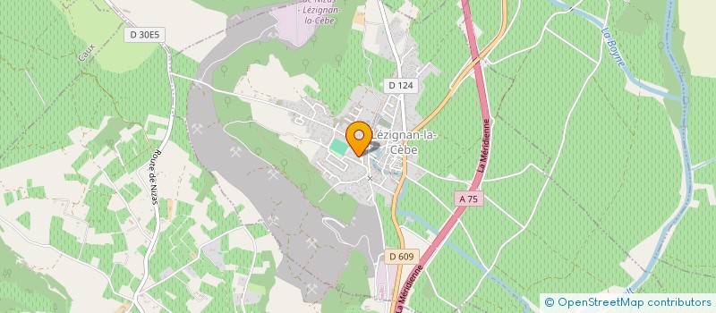 localisation de l'entreprise L'OASIS  LEZIGNAN-LA-CEBE