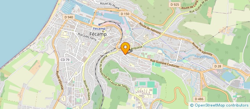 localisation de l'entreprise L'OASIS à FECAMP