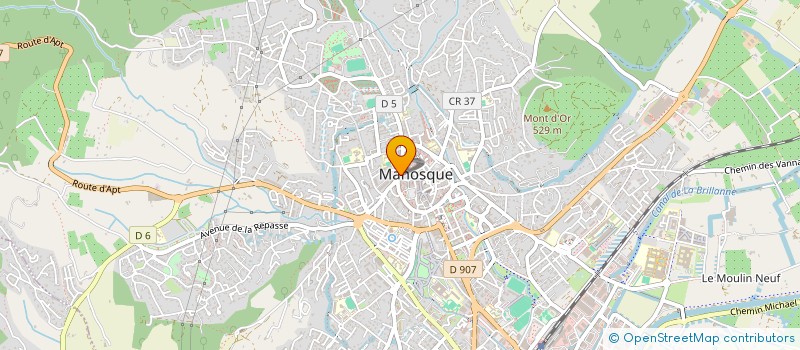 localisation de l'entreprise L'OASIS à MANOSQUE