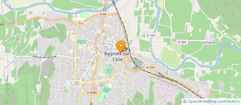 localisation de l'entreprise L'OASIS à BAGNOLS-SUR-CEZE