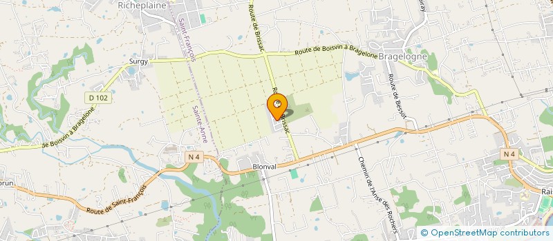 localisation de l'entreprise L'OASIS  SAINT-FRANCOIS