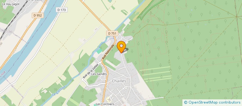 localisation de l'entreprise L'OASIS à CELLETTES