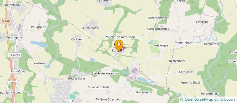 localisation de l'entreprise L'OASIS  CALAN