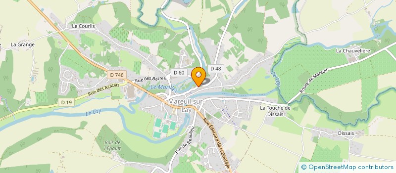 localisation de l'entreprise L'OASIS  PEAULT