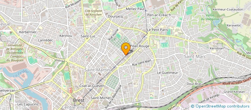localisation de l'entreprise L'OASIS à BREST