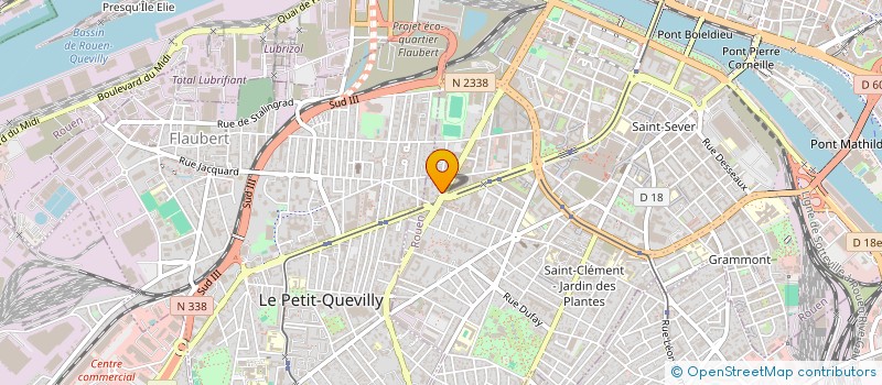 localisation de l'entreprise L'OASIS à ROUEN